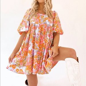 Floral babydoll dress